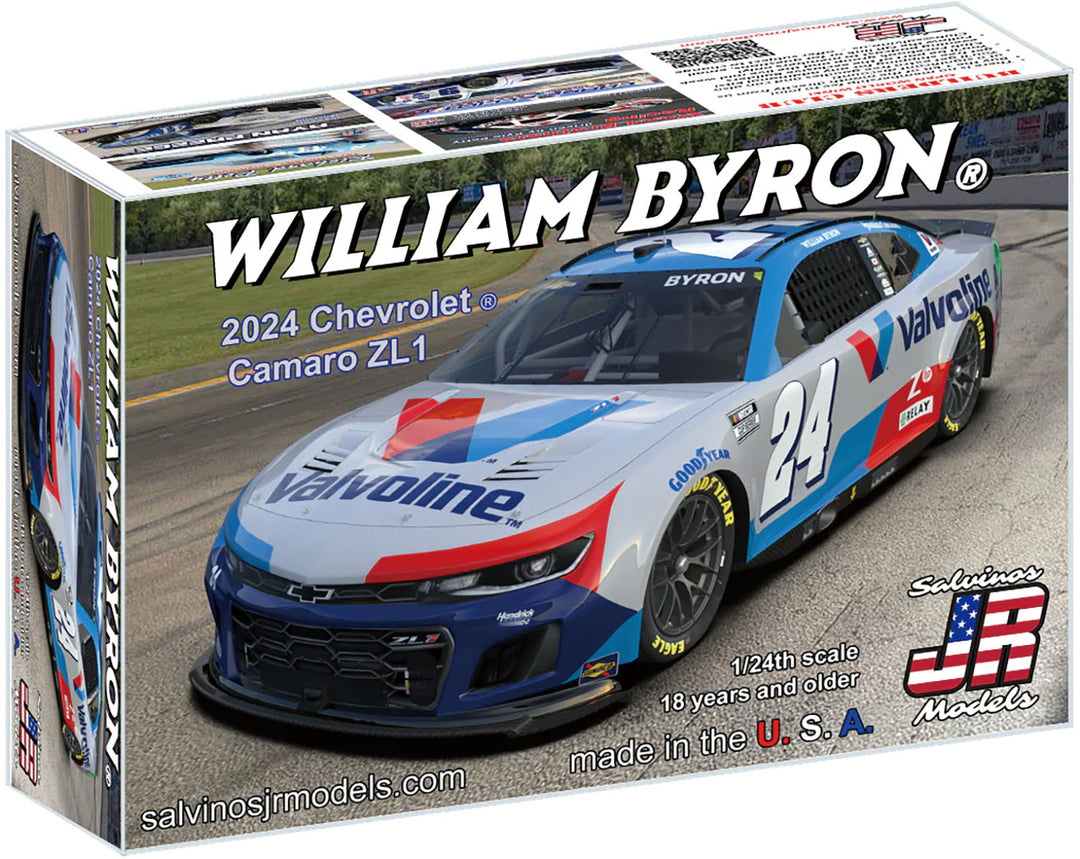 1/24 "ウイリアム・バイロン" #24 バルボリン シボレー カマロ ZL1 NASCAR 2024
