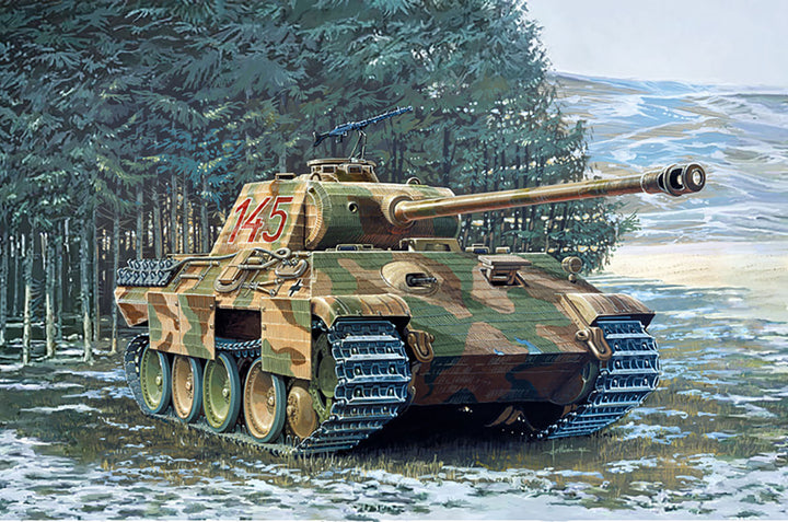 【再販】1/35 WW.II ドイツ軍 Sd.Kfz 171 パンター A型 ベルト履帯/デカール6種付属
