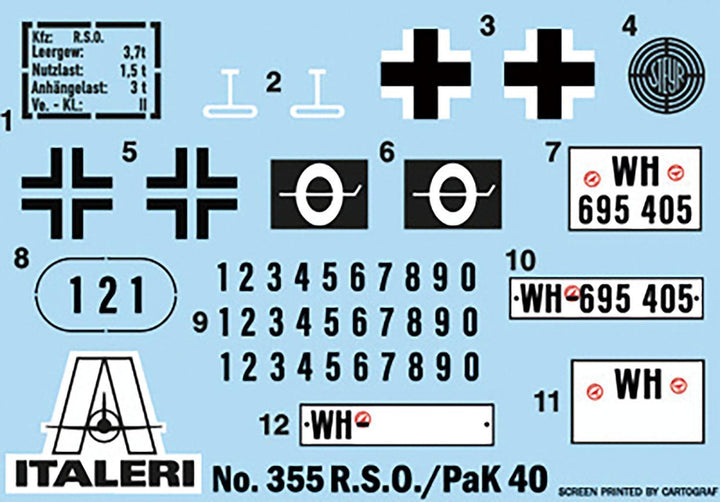 1/35 WW.II ドイツ軍 7.5cm PaK40/4搭載型 RSO