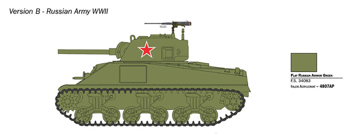 1/56 WW.II アメリカ軍 M4戦車 シャーマン 75mm砲搭載型