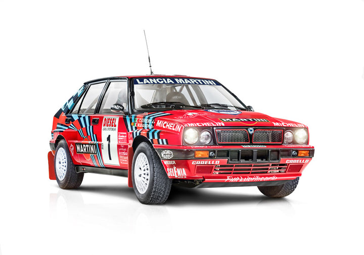 【再販】1/12 ランチア デルタ HF インテグラーレ 16V  1989 サンレモラリー（日本語対訳補足説明書付属）
