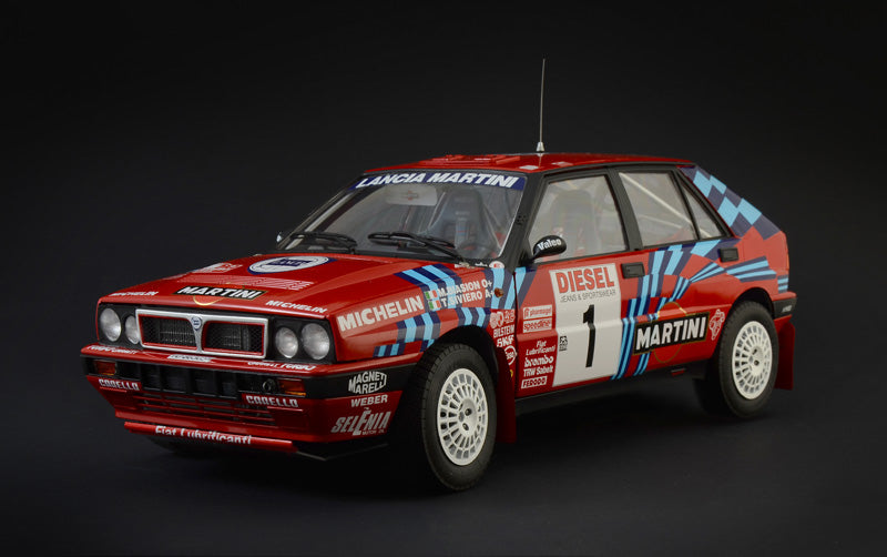 【再販】1/12 ランチア デルタ HF インテグラーレ 16V  1989 サンレモラリー（日本語対訳補足説明書付属）