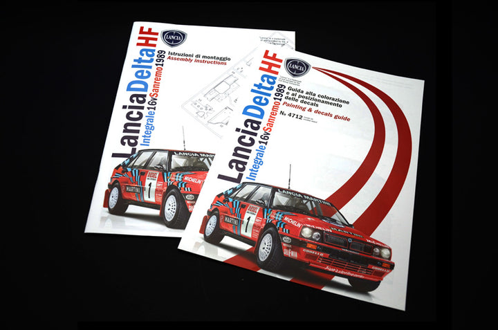 【再販】1/12 ランチア デルタ HF インテグラーレ 16V  1989 サンレモラリー（日本語対訳補足説明書付属）