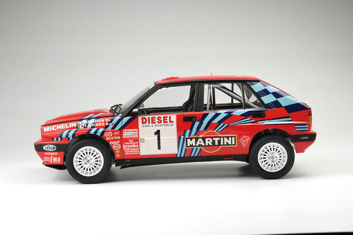 【再販】1/12 ランチア デルタ HF インテグラーレ 16V  1989 サンレモラリー（日本語対訳補足説明書付属）