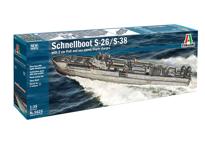 1/35 WW.II ドイツ軍 シュネルボート （Sボート） S-26/S-38