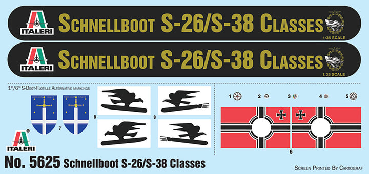 1/35 WW.II ドイツ軍 シュネルボート （Sボート） S-26/S-38