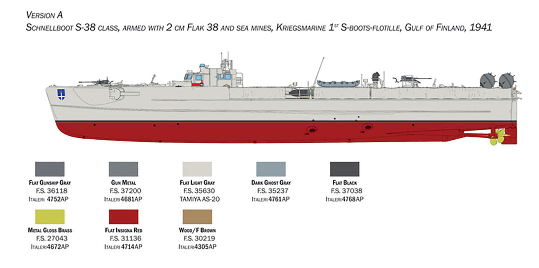 1/35 WW.II ドイツ軍 シュネルボート （Sボート） S-26/S-38