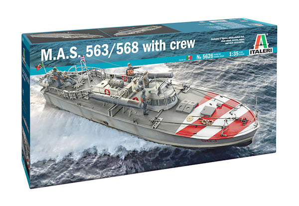 1/35 WW.II イタリア軍 魚雷艇 M.A.S. 563/568 クルーフィギュア