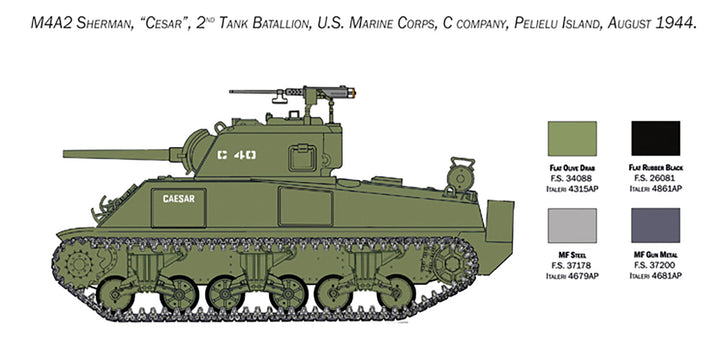 1/35 WW.II アメリカ軍 M4A2 シャーマン 太平洋戦線