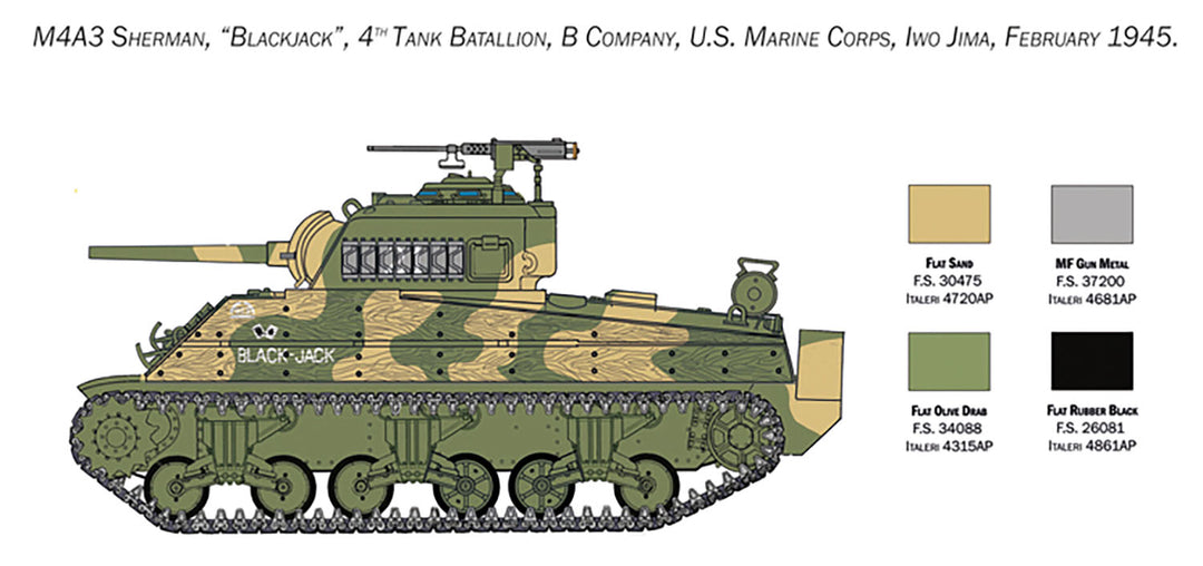 1/35 WW.II アメリカ軍 M4A2 シャーマン 太平洋戦線