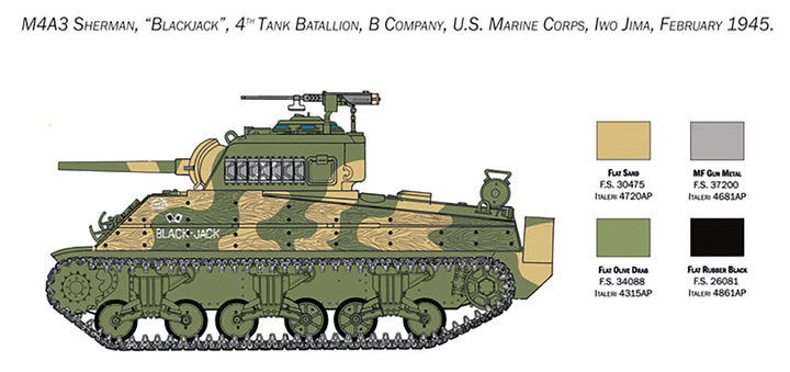 1/35 WW.II アメリカ軍 M4A2 シャーマン 太平洋戦線