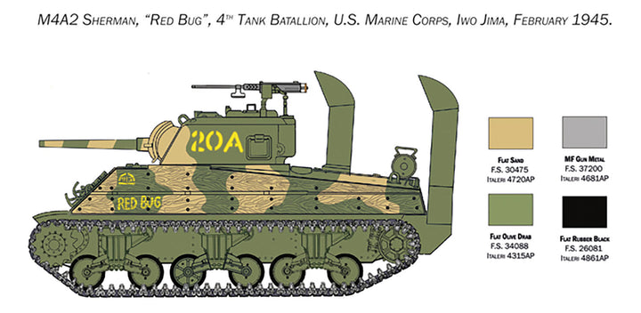 1/35 WW.II アメリカ軍 M4A2 シャーマン 太平洋戦線