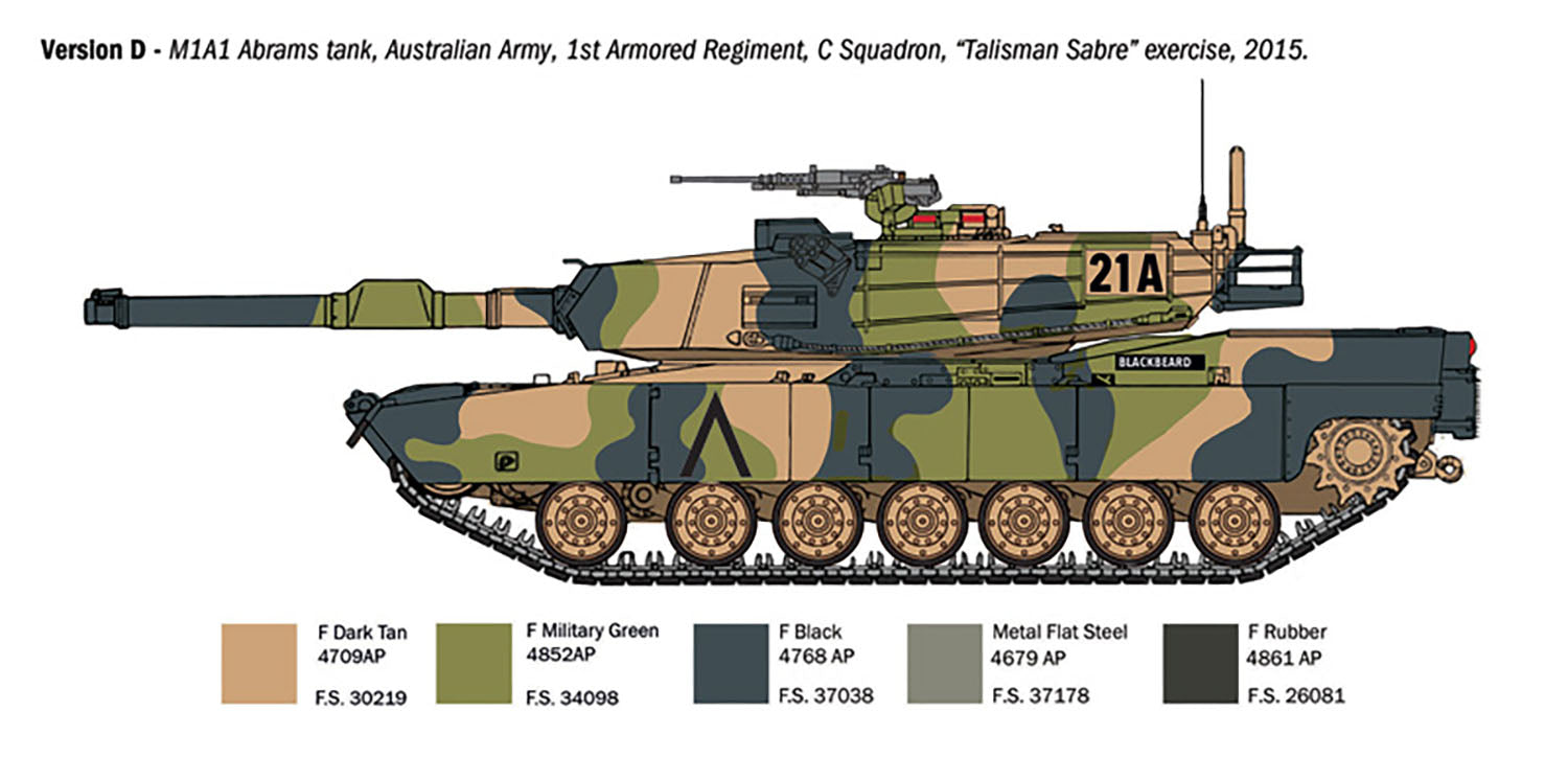 再販】1/35 アメリカ軍 M1A1 エイブラムス戦車 – SOOTANG HOBBY