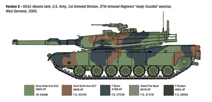 【再販】1/35 アメリカ軍 M1A1 エイブラムス戦車