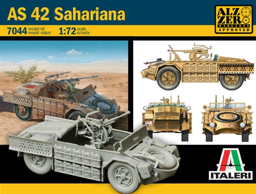 1/72 WW.II イタリア軍 装輪偵察車 カミオネッタ AS.42 サハリアーナ