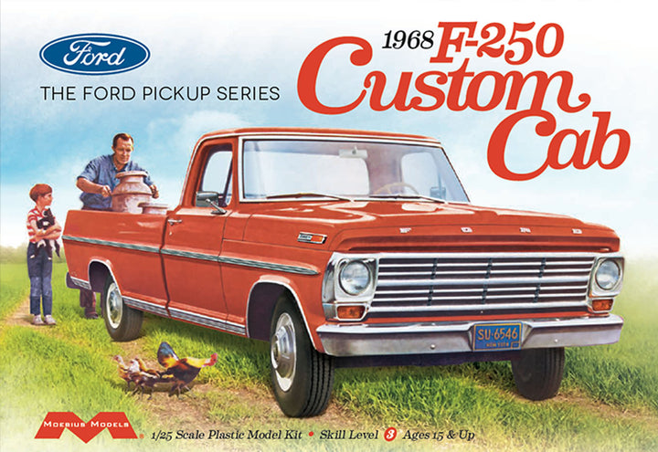 1/25 1968 フォードF-250 カスタムキャブ ピックアップ