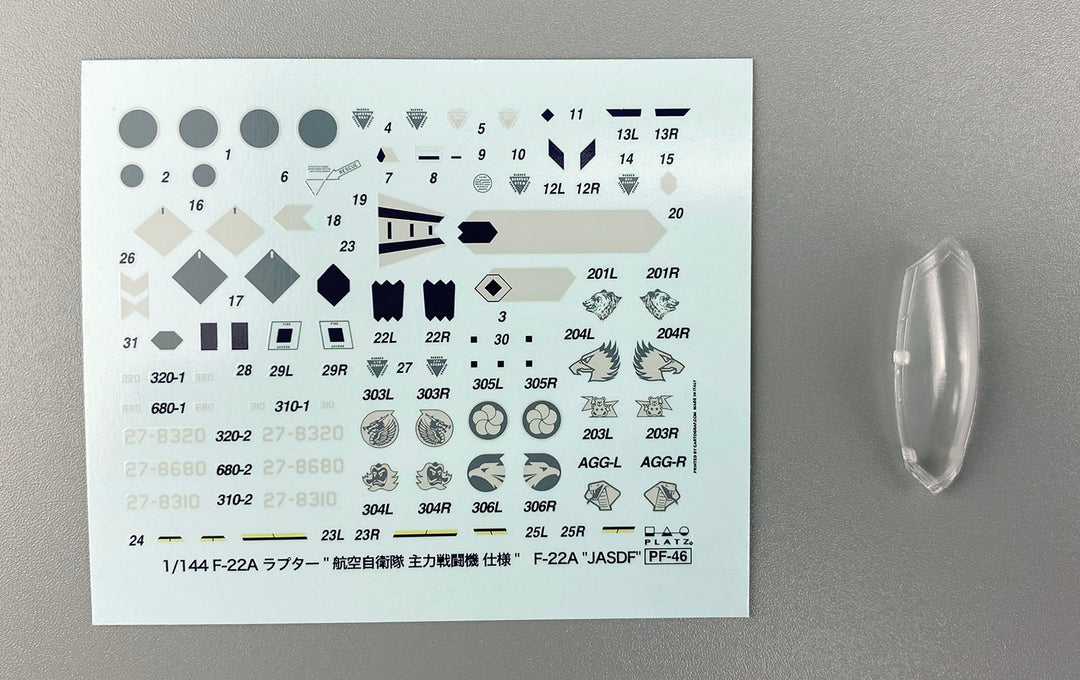 1/144 F-22A ラプター "航空自衛隊 主力戦闘機 仕様"