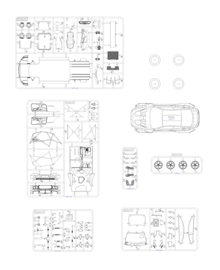 【再販】1/24 レーシングシリーズ BMW M6 GT3 2016 スパ24時間レース ウィナー