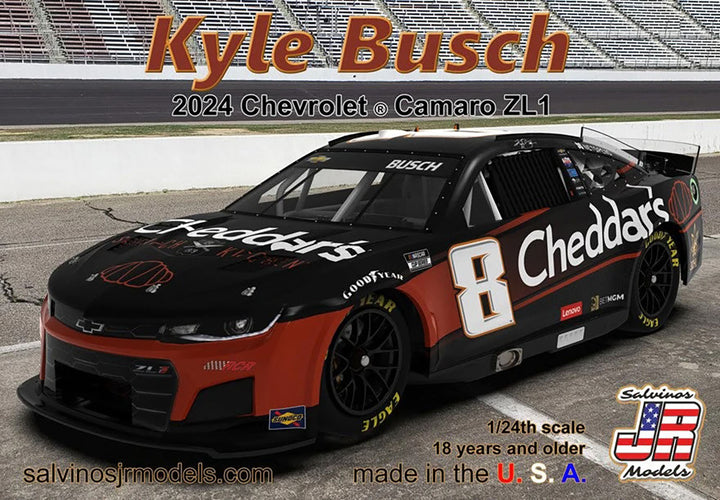 1/24 カイル・ブッシュ #8 チェダース シボレー カマロ ZL1 NASCAR 2024