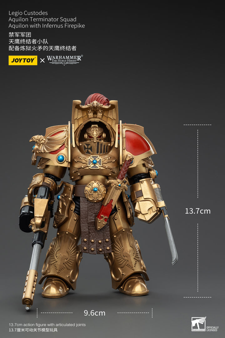 レギオカストーデス アキロン・ターミネータースカッド アキロン（インファーナス・ファイアパイク装備） 1/18スケール
