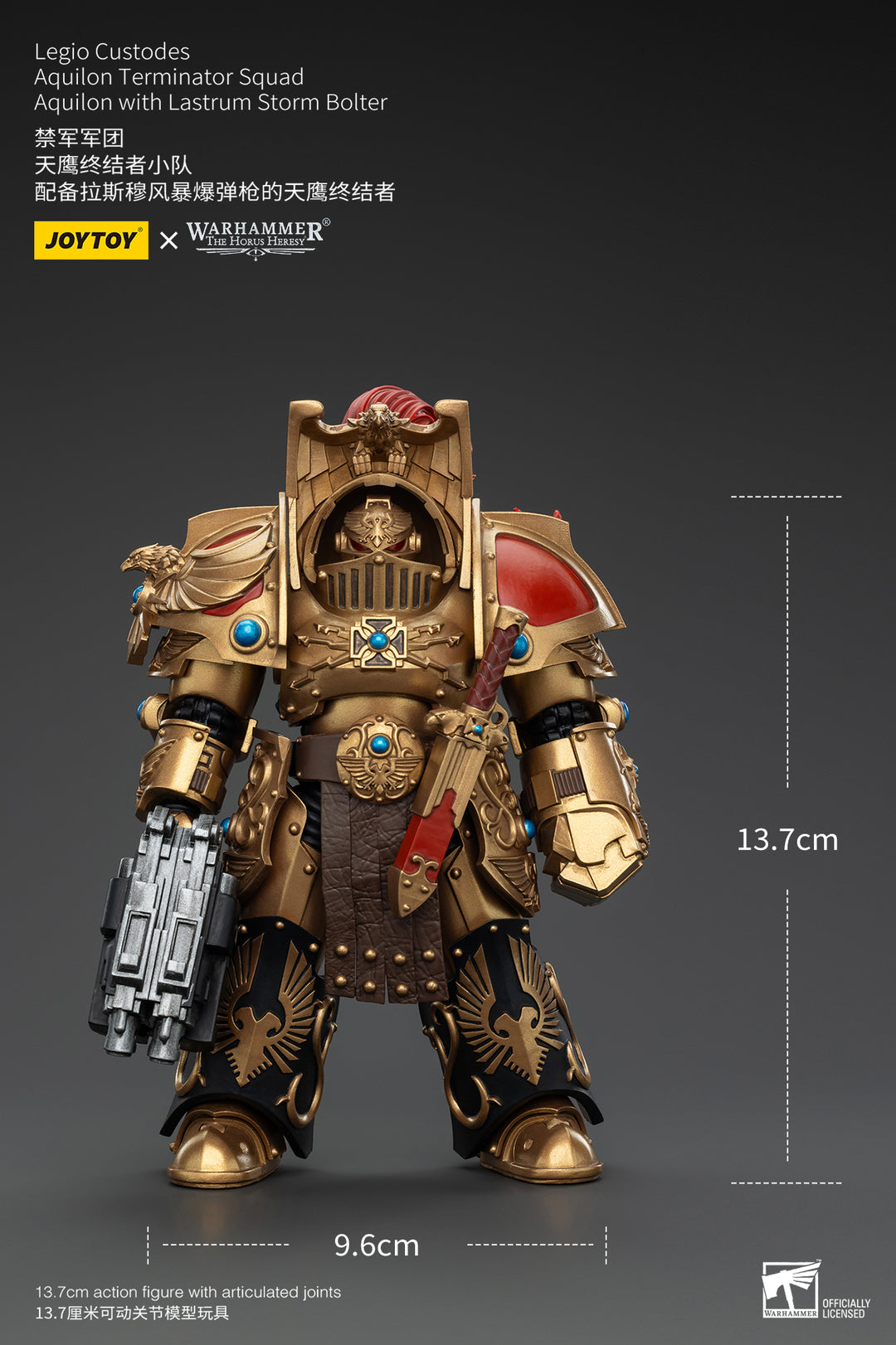 レギオカストーデス アキロン・ターミネータースカッド アキロン（ラストラム・ストームボルター装備） 1/18スケール