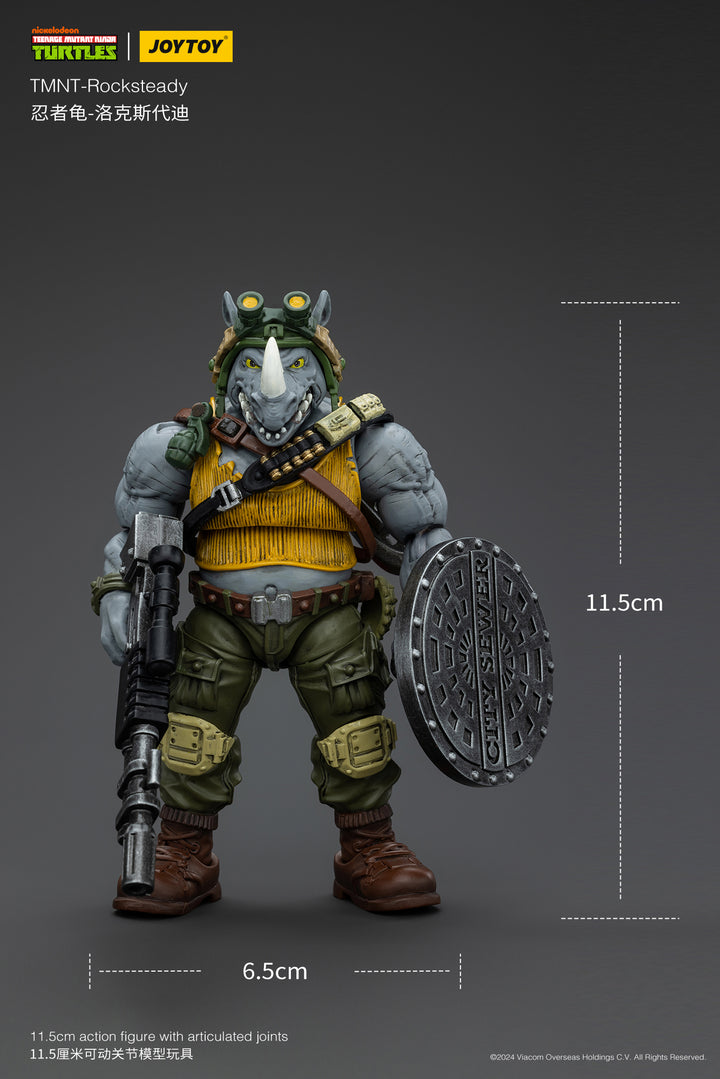 TMNT ロックステディ 1/18スケール