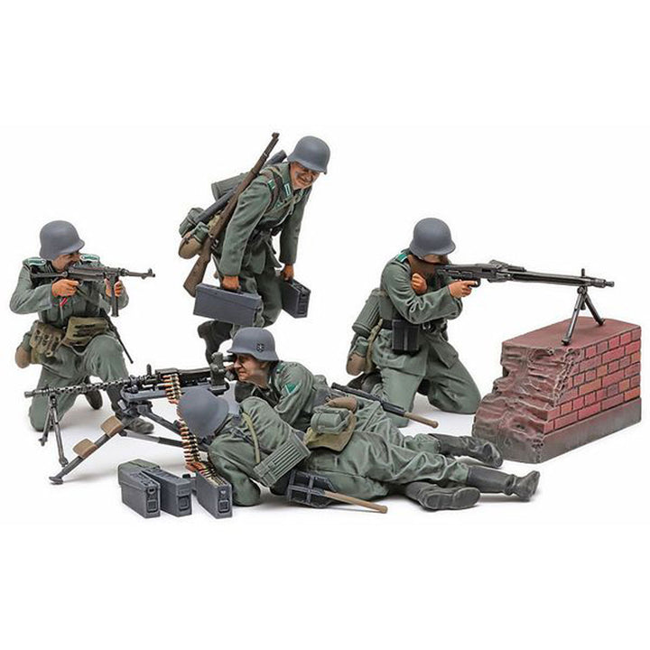 1/35 ミリタリーミニチュア ドイツ機関銃チーム (大戦中期)