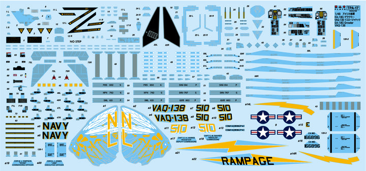 1/48 アメリカ海軍 電子戦機 EA-18G グラウラー VAQ-138 イエロージャケッツ