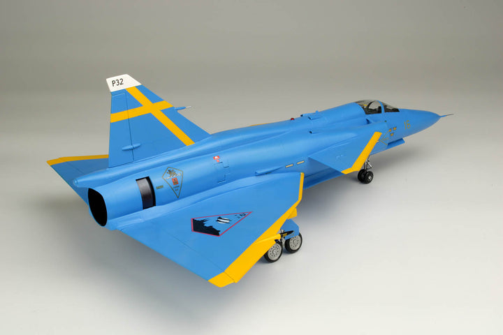 1/48 スウェーデン空軍 JA37 ヤクトビゲン "ブルーピーター" スウェーデン空軍75周年記念塗装機