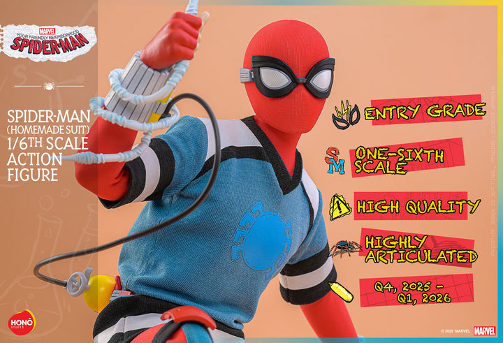 炎スタジオ スパイダーマン（ホームメイド・スーツ） 1/6スケール