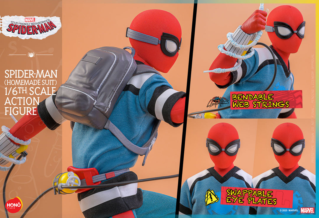 炎スタジオ スパイダーマン（ホームメイド・スーツ） 1/6スケール