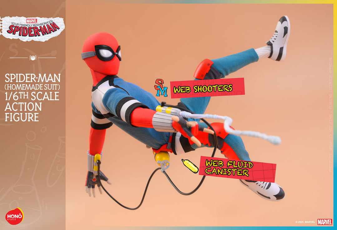 炎スタジオ スパイダーマン（ホームメイド・スーツ） 1/6スケール