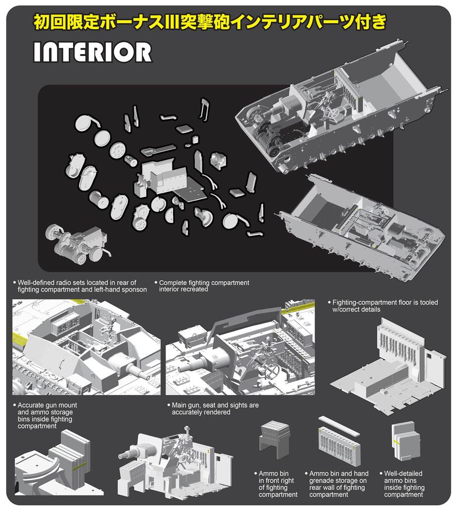 DRAGON(ドラゴン) ＷＷ.II ドイツ軍 III号突撃砲E型/NEOスマートキット 1/35スケール 未塗装組立キット