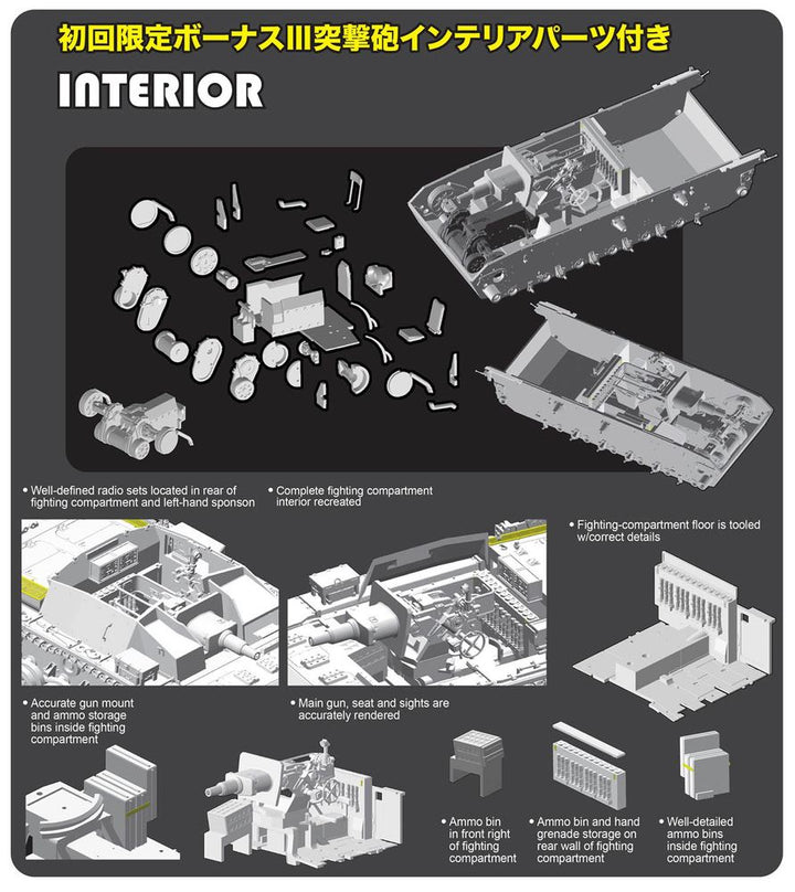 DRAGON(ドラゴン) ＷＷ.II ドイツ軍 III号突撃砲E型/NEOスマートキット 1/35スケール 未塗装組立キット