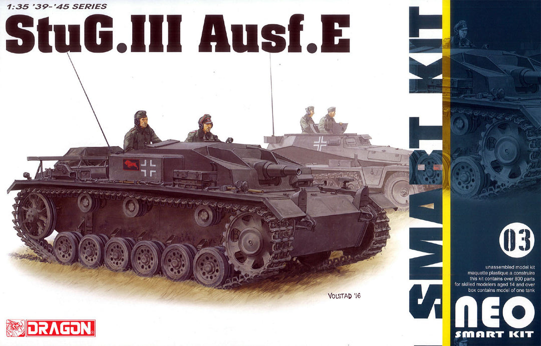 DRAGON(ドラゴン) ＷＷ.II ドイツ軍 III号突撃砲E型/NEOスマートキット 1/35スケール 未塗装組立キット