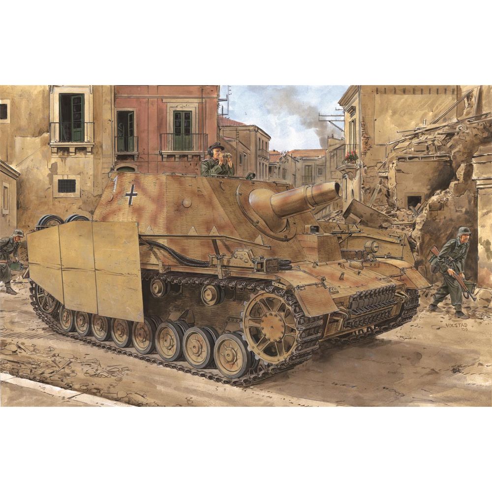 DRAGON(ドラゴン) WW.II ドイツ軍 Sd.Kfz.166 IV号突撃戦車 ブルムベア 中期生産型 (2 in1) 1/35スケール 未塗装組立キット