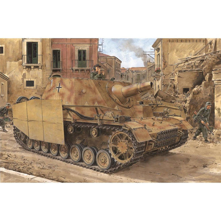 DRAGON(ドラゴン) WW.II ドイツ軍 Sd.Kfz.166 IV号突撃戦車 ブルムベア 中期生産型 (2 in1) 1/35スケール 未塗装組立キット