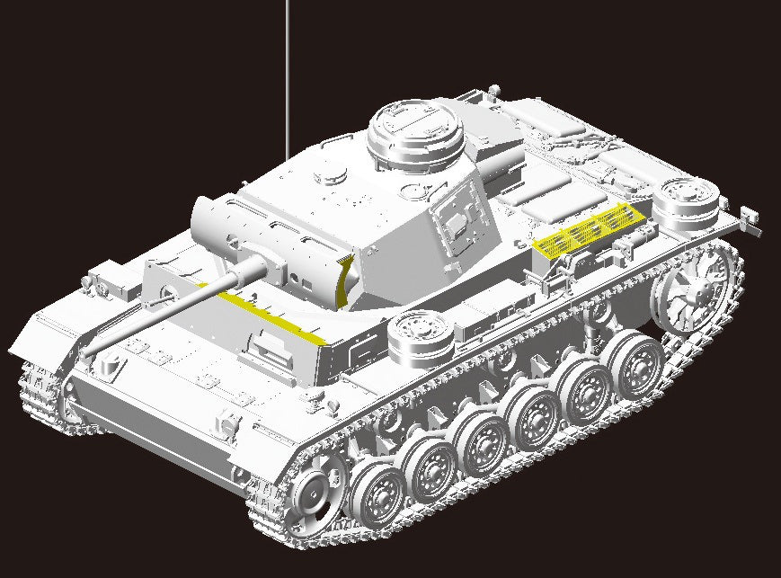 DRAGON(ドラゴン) WW.II ドイツ軍 III号戦車L型 第502重戦車大隊 レニングラード 1942/43 NEOスマートキット 1/35スケール 未塗装組立キット