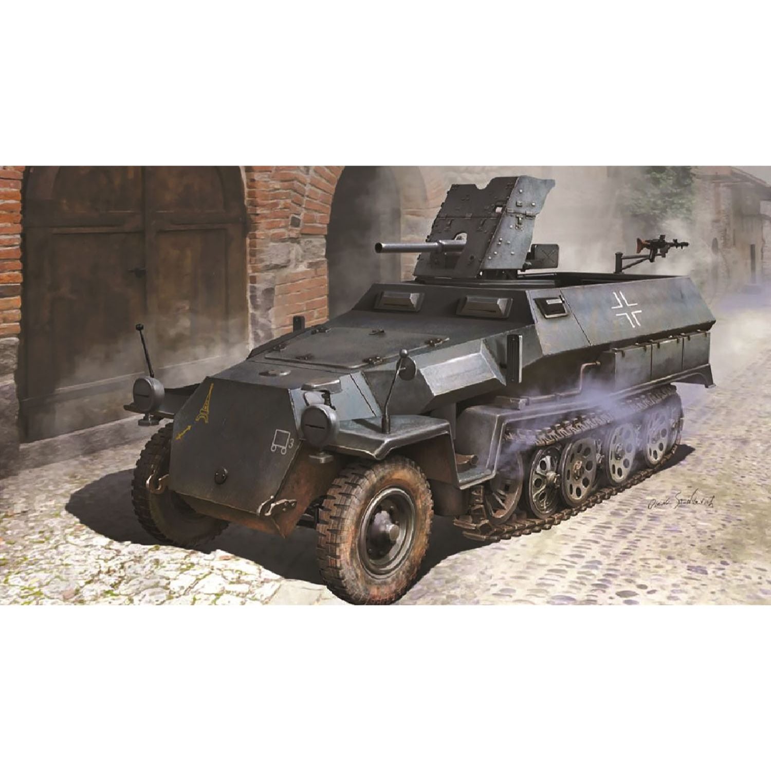 DRAGON(ドラゴン) WW.II ドイツ軍 Sd.Kfz.251/10 Ausf.C 3.7cm対戦車砲