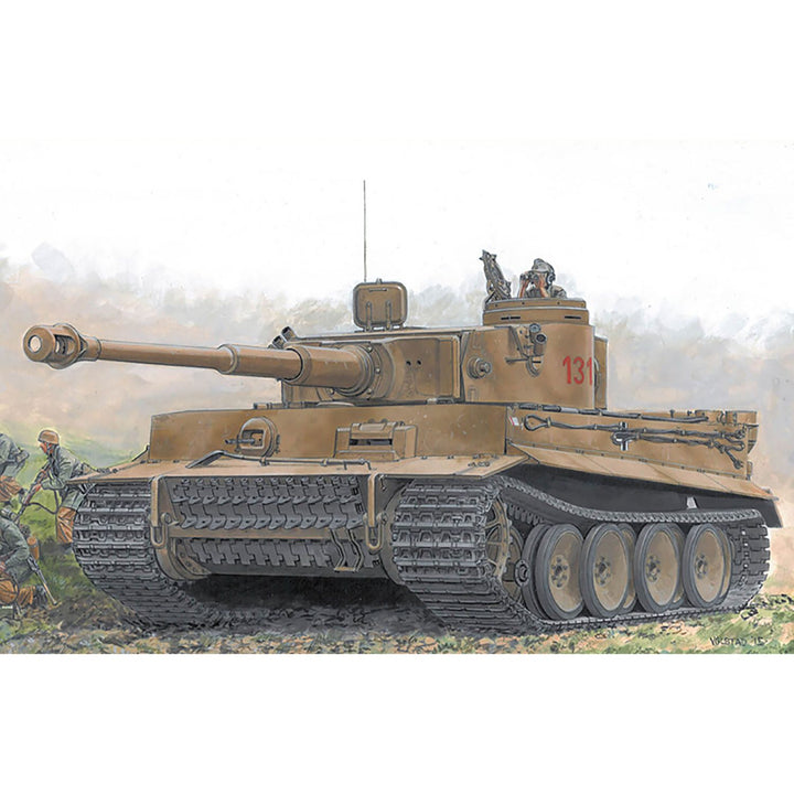 DRAGON(ドラゴン) WW.II ドイツ軍 Sd.Kfz.182 ティーガーI 初期生産型 1/72スケール 未塗装組立キット
