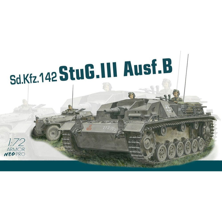 DRAGON(ドラゴン) WW.II ドイツ軍 III号突撃砲B型 NEOトラック付属 1/72スケール 未塗装組立キット