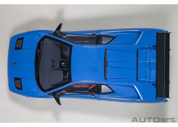 AUTOart(オートアート) ランボルギーニ ディアブロ SV-R （BLU LE MANS／ブルー） 1/18スケール 塗装済みミニカー