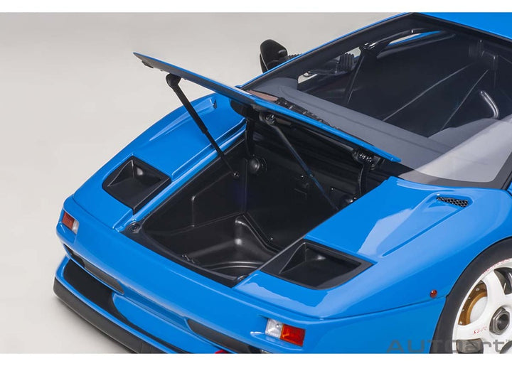 AUTOart(オートアート) ランボルギーニ ディアブロ SV-R （BLU LE MANS／ブルー） 1/18スケール 塗装済みミニカー