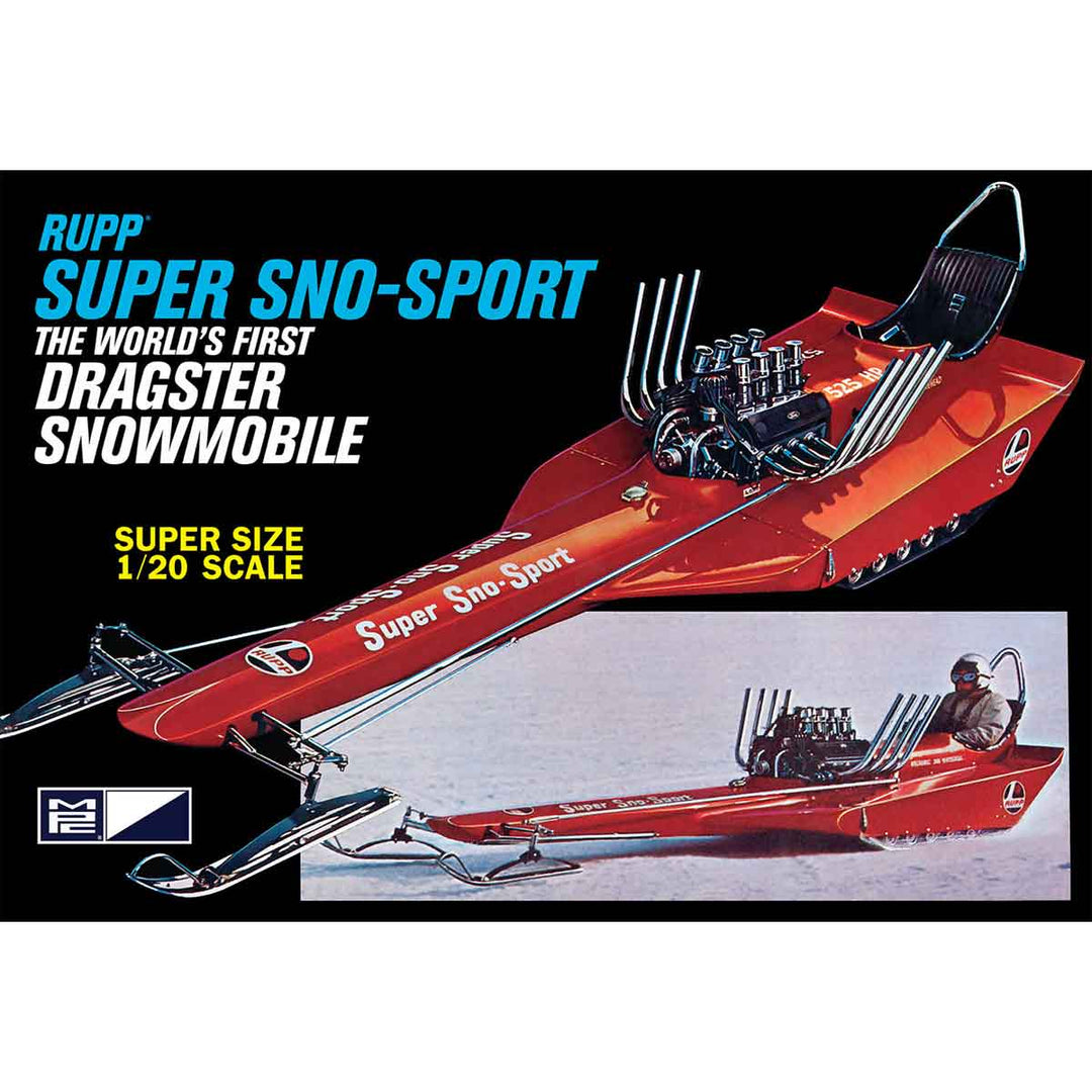 MPC（エムピーシー） ラップ SUPER Sno-Sport ドラッグスター スノーモービル 1/20スケール 未塗装組立キット