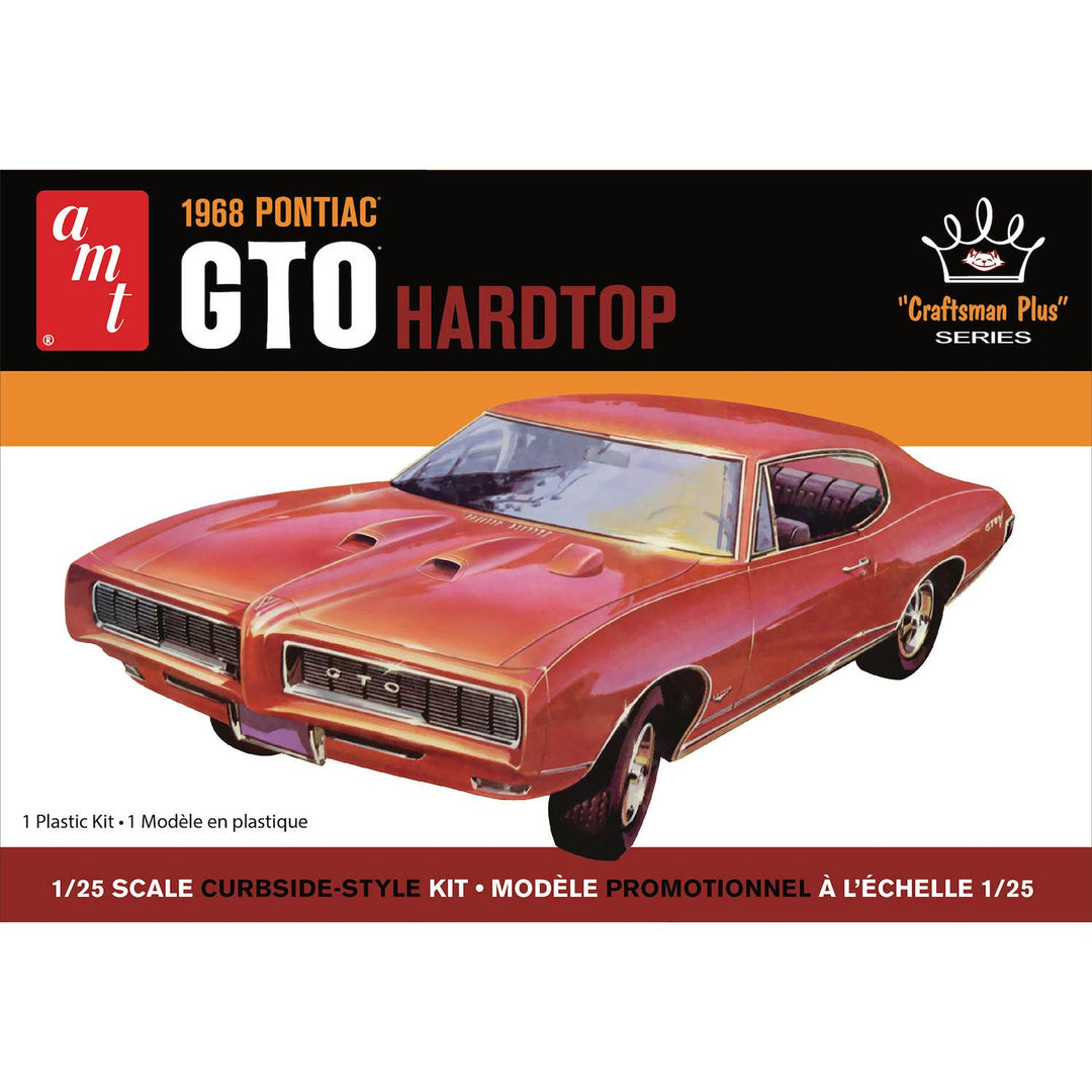 AMT(エーエムティー) 1968 ポンティアックGTO ハードトップ 1/25スケール 未塗装組立キット