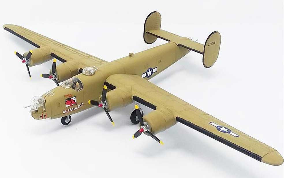 Atlantis Models(アトランティスモデル) WW.II アメリカ軍 B-24J リベレーター "バッファロービル" 1/92スケール 未塗装組立キット