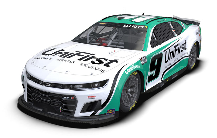 LiONEL Racing(ライオネルレーシング) "チェイス・エリオット" #9 ユニファースト シボレー カマロ NASCAR 2022 ネクストジェネレーション 1/64スケール 塗装済みミニカー