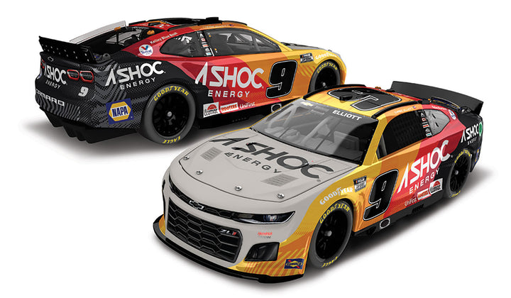LiONEL Racing(ライオネルレーシング) "チェイス・エリオット" #9 ASHOC シボレー カマロ NASCAR 2022 ネクストジェネレーション 1/64スケール 塗装済みミニカー