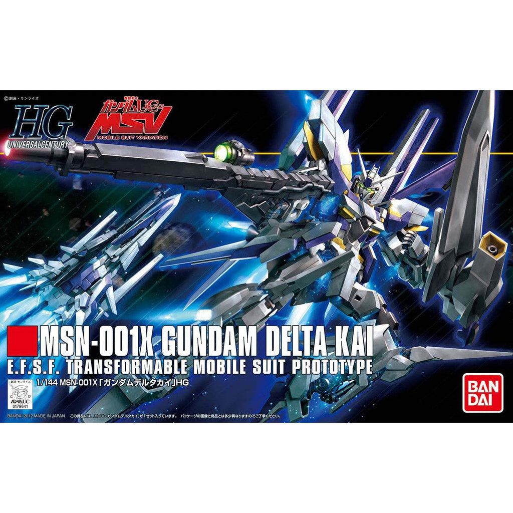 ＨＧＵＣ ガンダムデルタカイ 色分け済み組立キット
