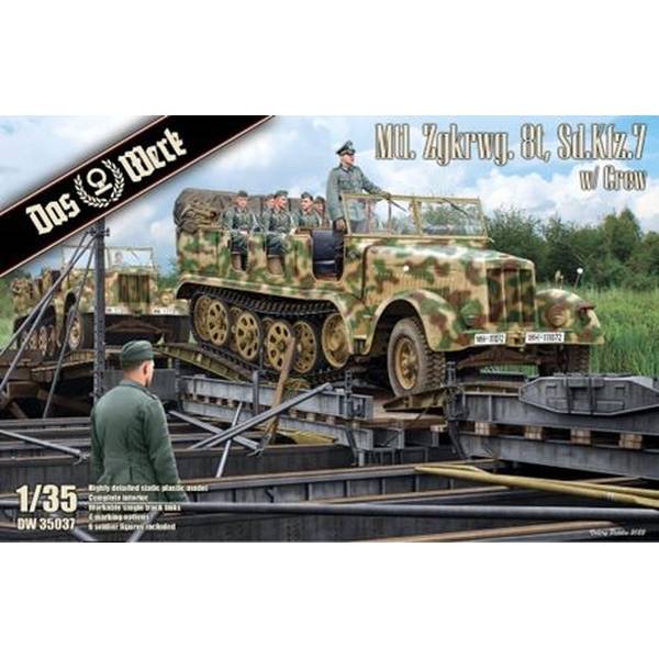 1/35 Sd.Kfz.7 8トン ハーフトラック 中型牽引車w/クルー
